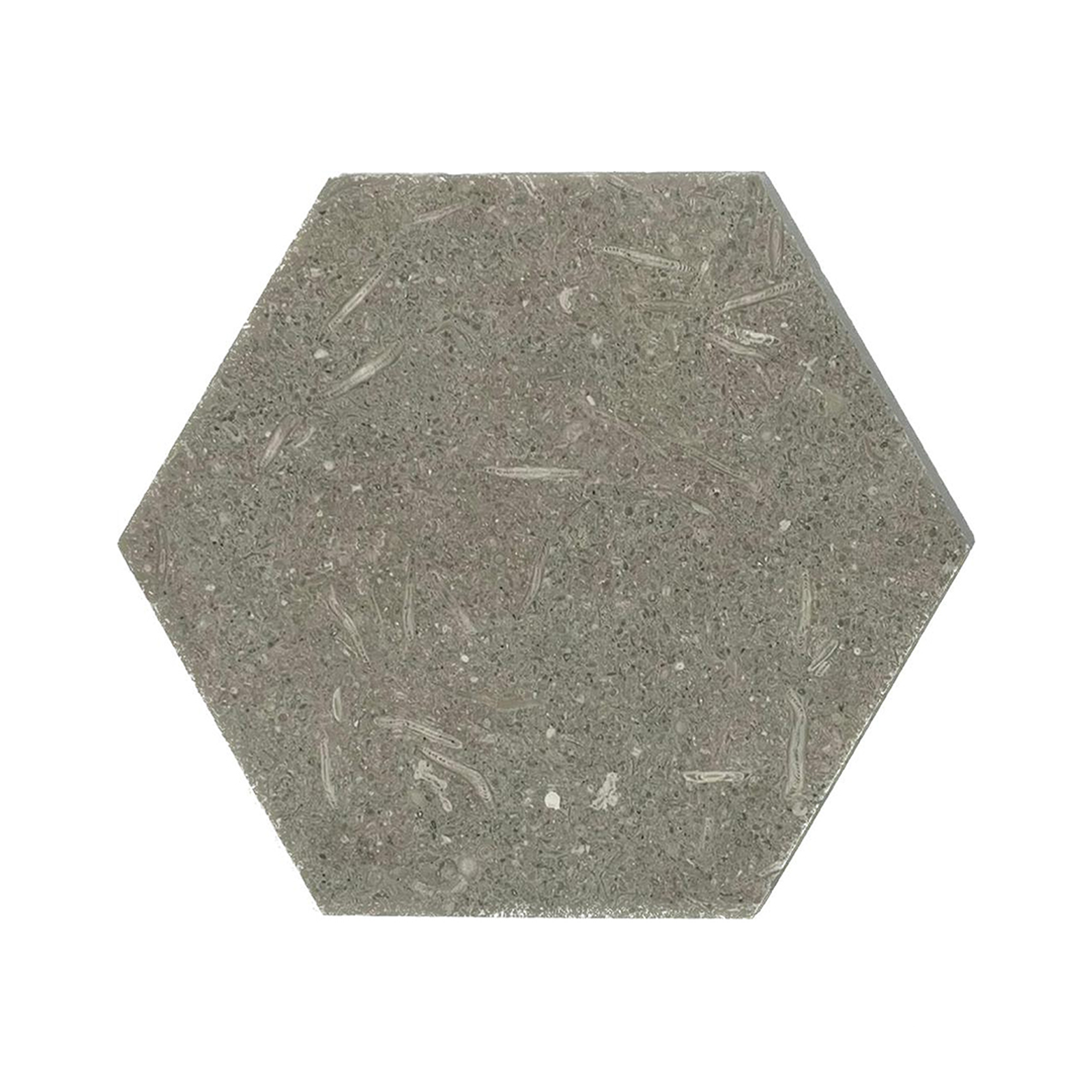 Seagrass 8 Inch Hexagon Honed Limestone Tile