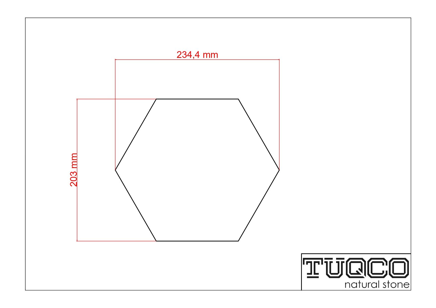 Honed Valencia travertine hexagon tile in soft taupe, sandy beige and biscuit thumbnail 2