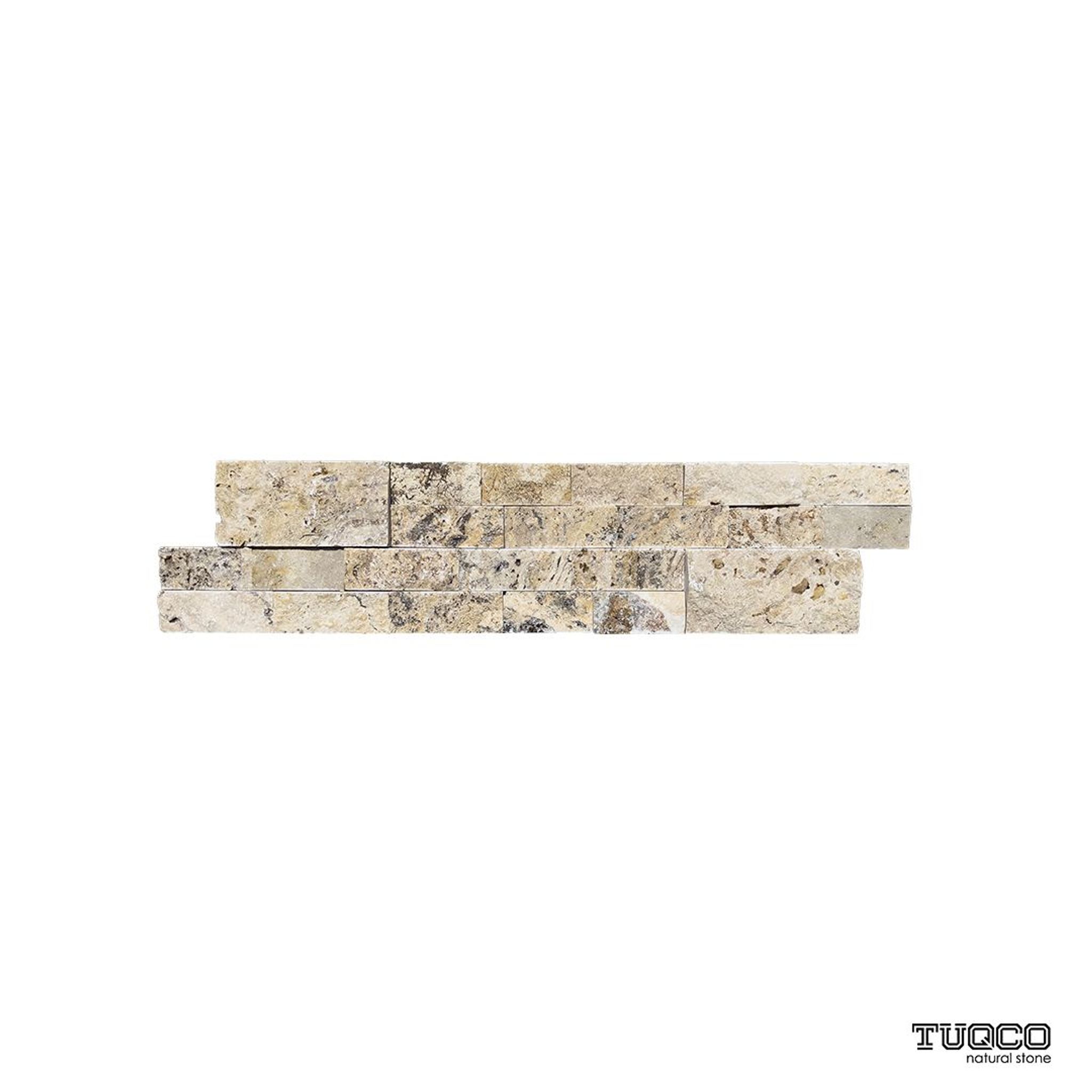 Scabos Travertine Split Face Ledger Panel