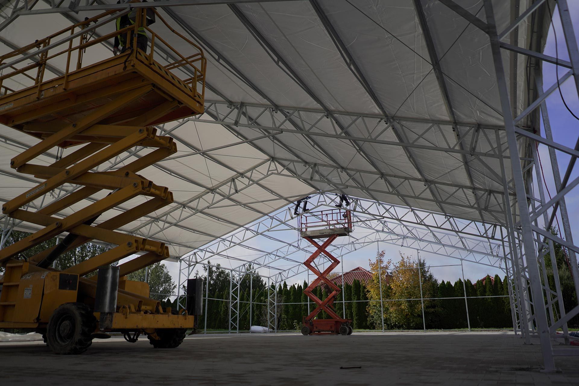 Rodzaje hal namiotowych całorocznych