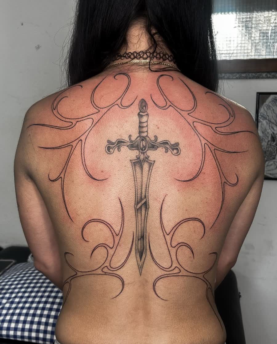 Tätowierung von Melinda Dür auf Instagram