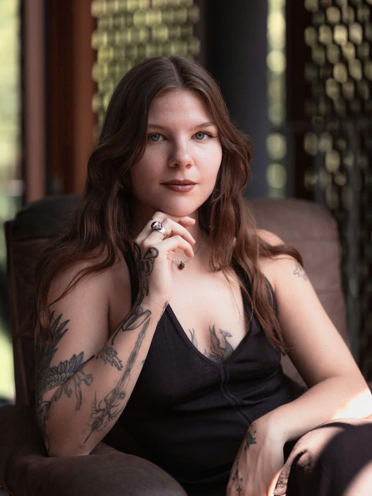 Melinda Dür in ihrem Tattoo-Studio