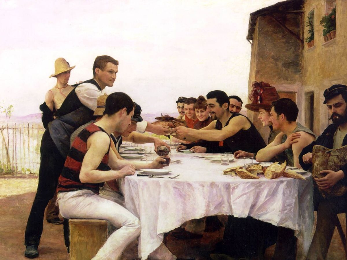 Les Canotiers de la Meurthe, Emile Friant