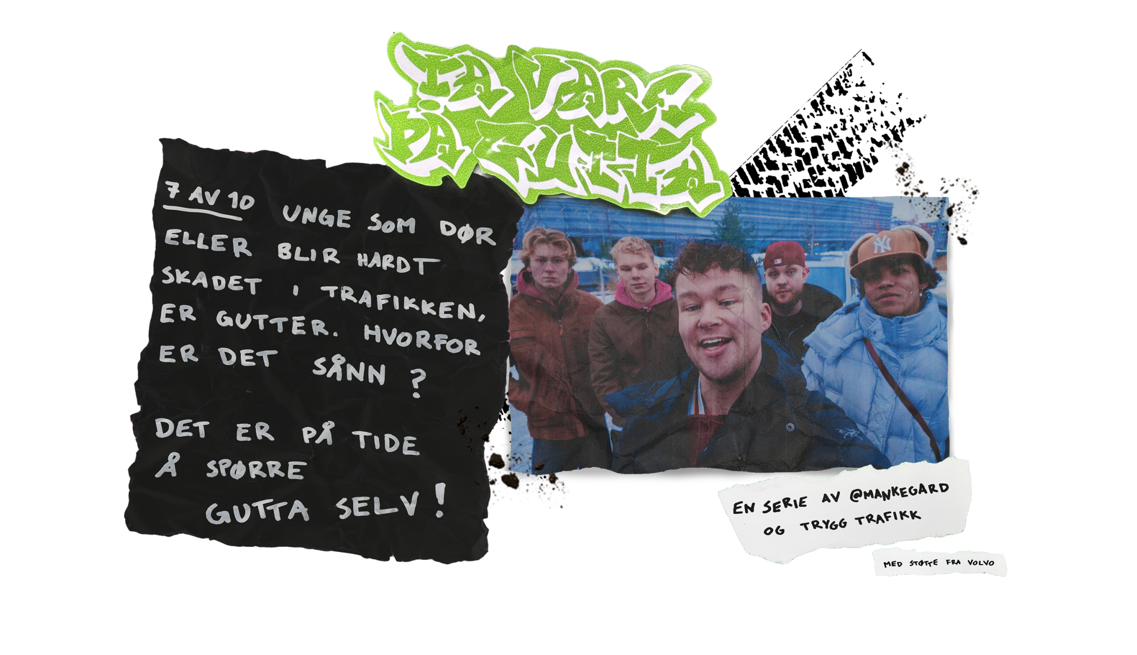 Illustrasjon av Ta vare på gutta-kampanje