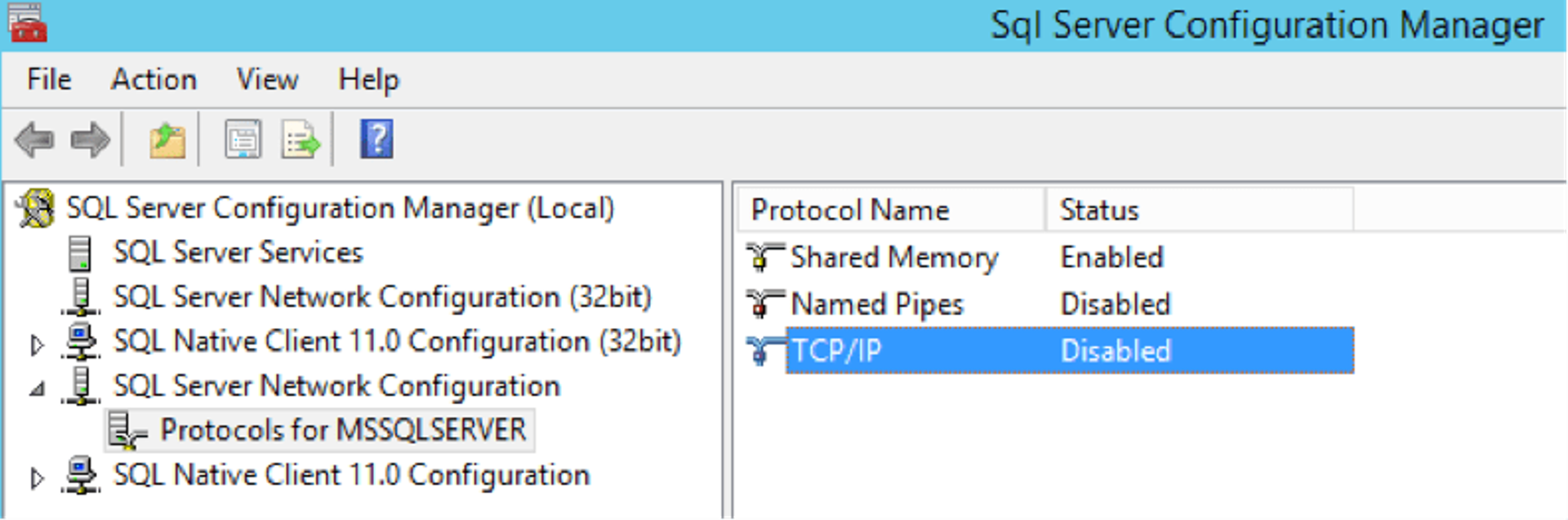 Habanero, SQL Server, TCP