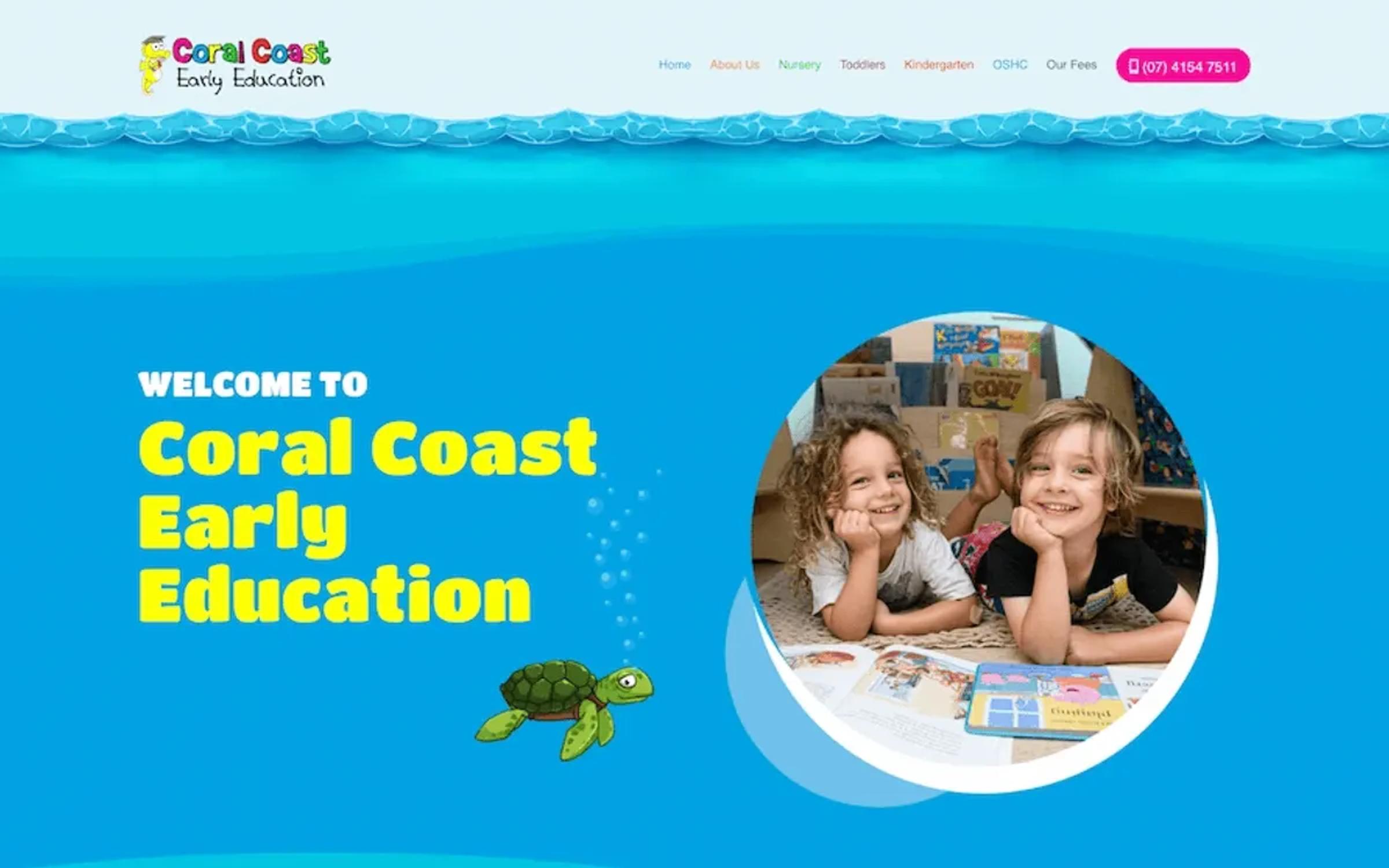 Coral Coast Early Education website