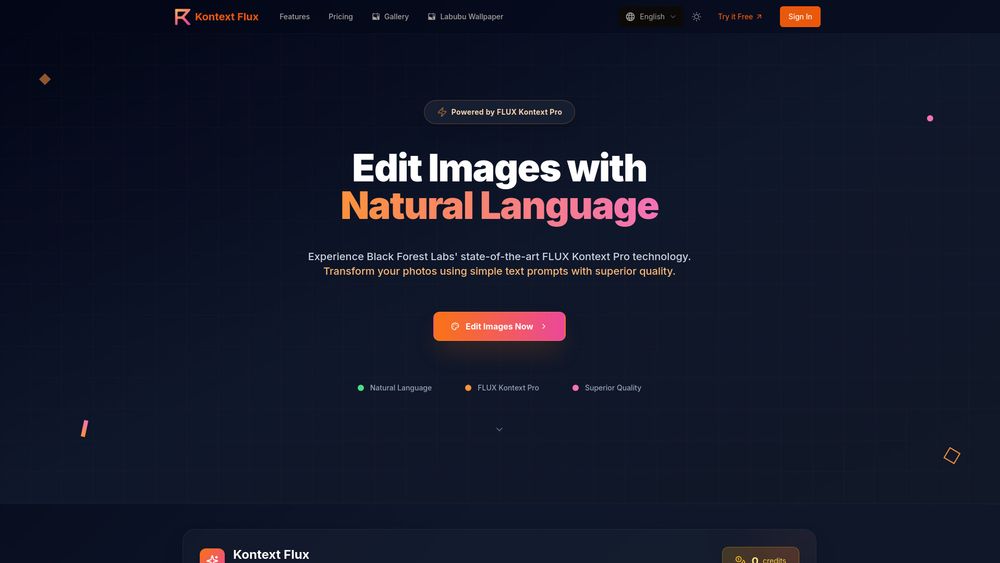 Screenshot of KontextFlux.app