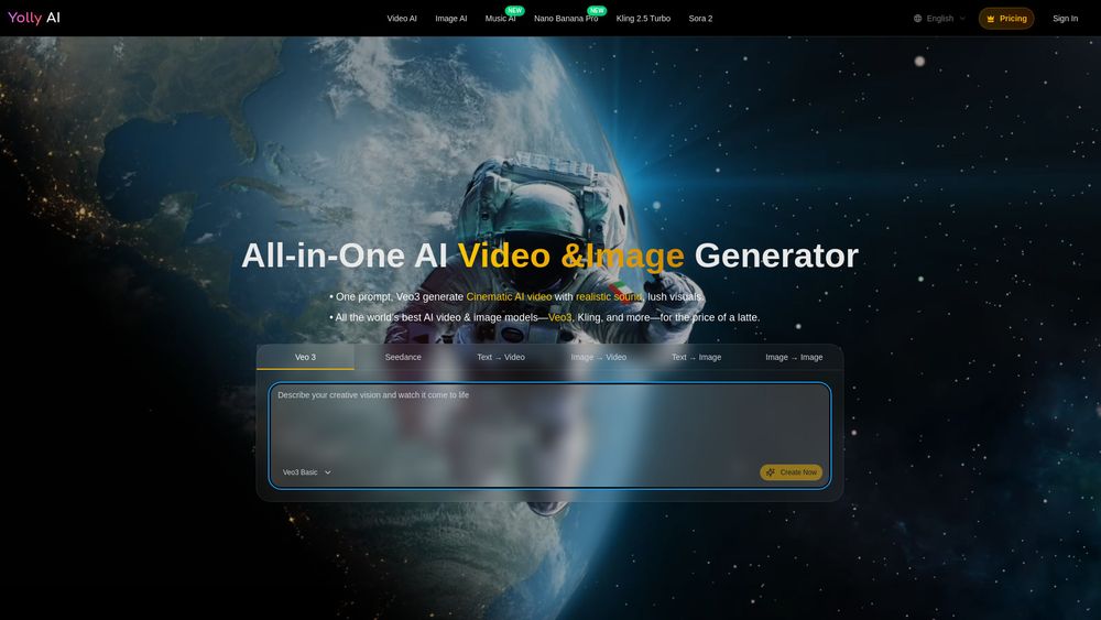 Screenshot of Yolly AI Screenshot of Yolly AI