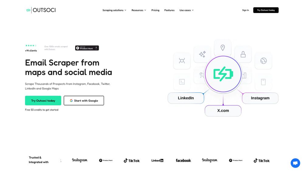 Screenshot of Outsoci