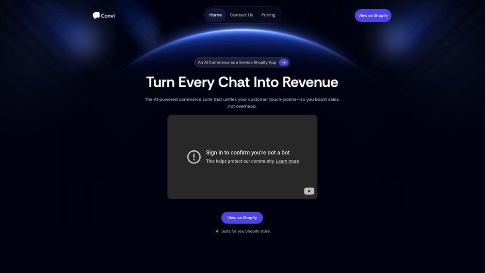 Screenshot of Convi
