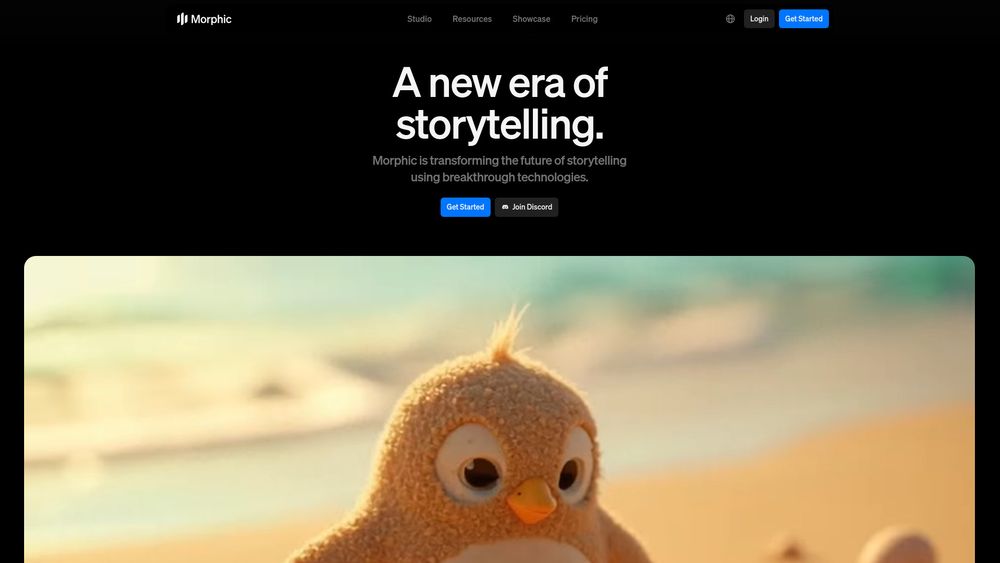 Screenshot of Morphic