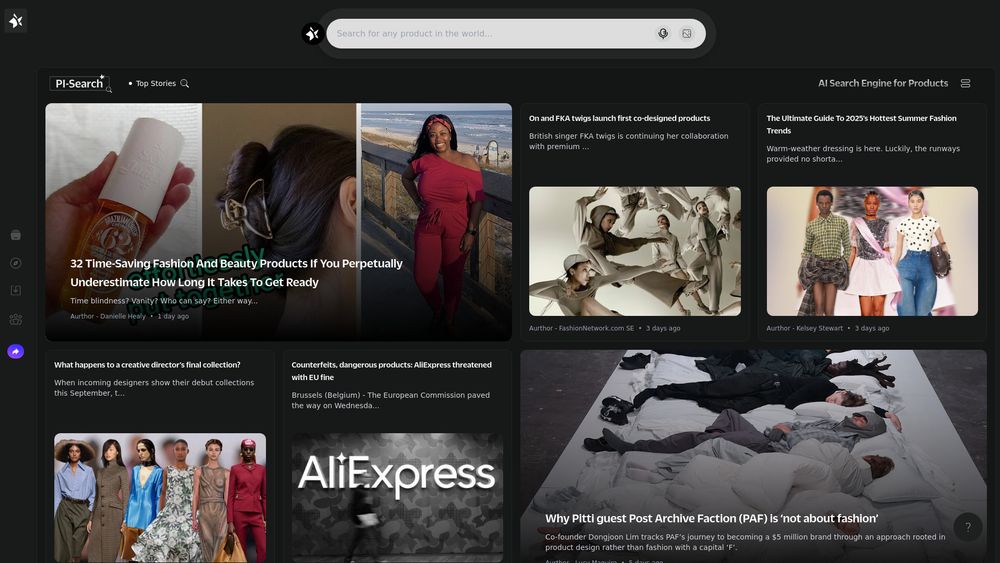 Screenshot of Pisearch