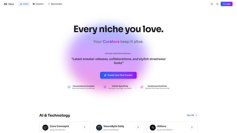 Screenshot of NBot.ai