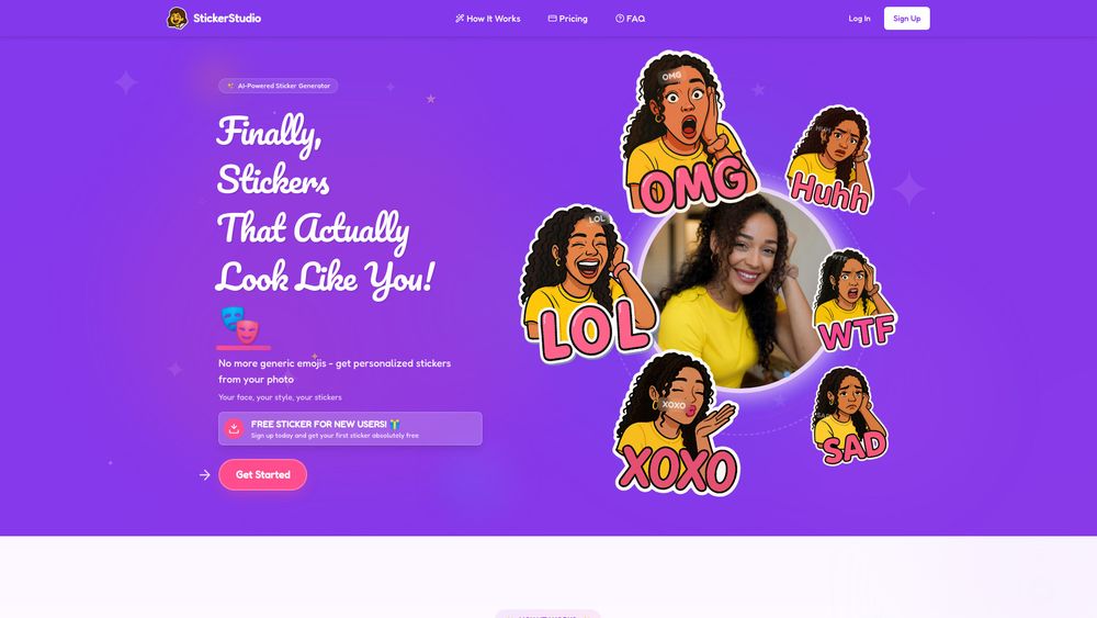 Screenshot of StickerStudio