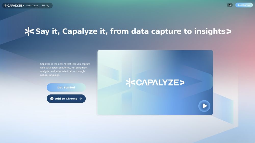 Screenshot of Capalyze