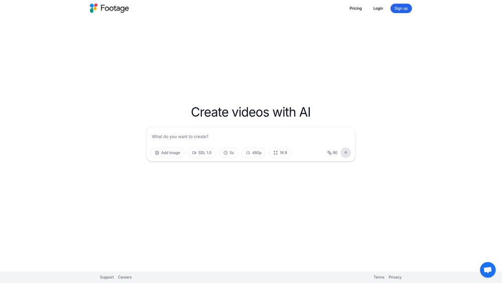 Screenshot of Footage