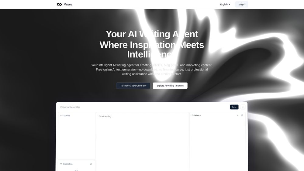 Screenshot of Muses AI