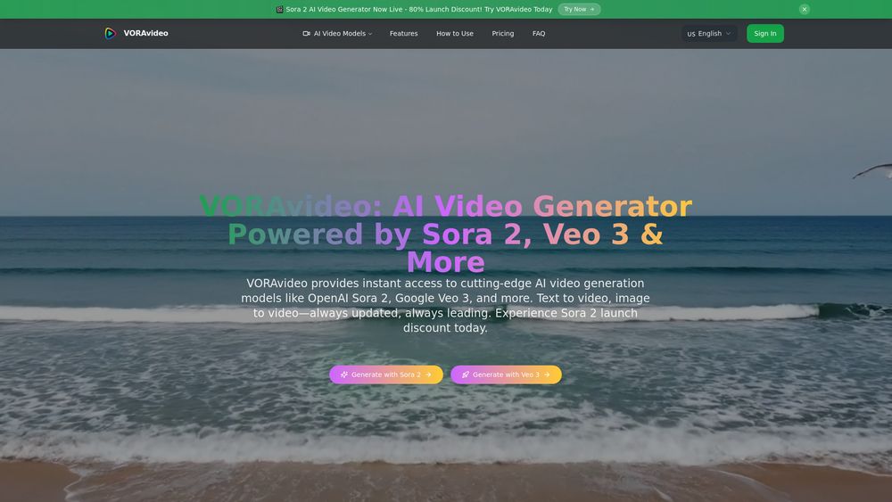 Screenshot of VORA video