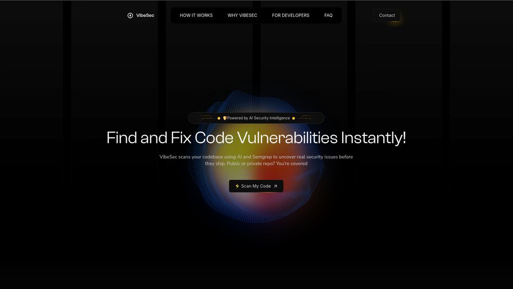 Screenshot of VibeSec