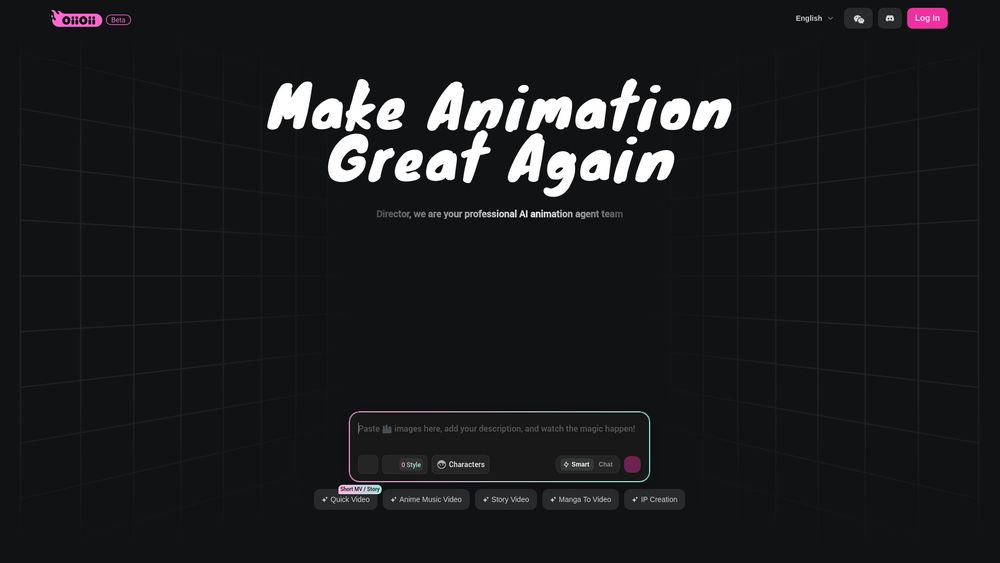 Screenshot of OiiOii ai