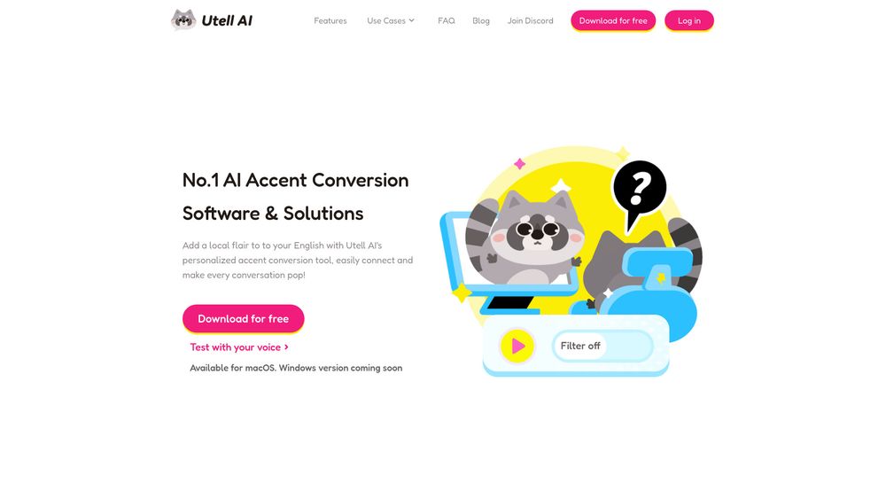 Screenshot of Utell AI