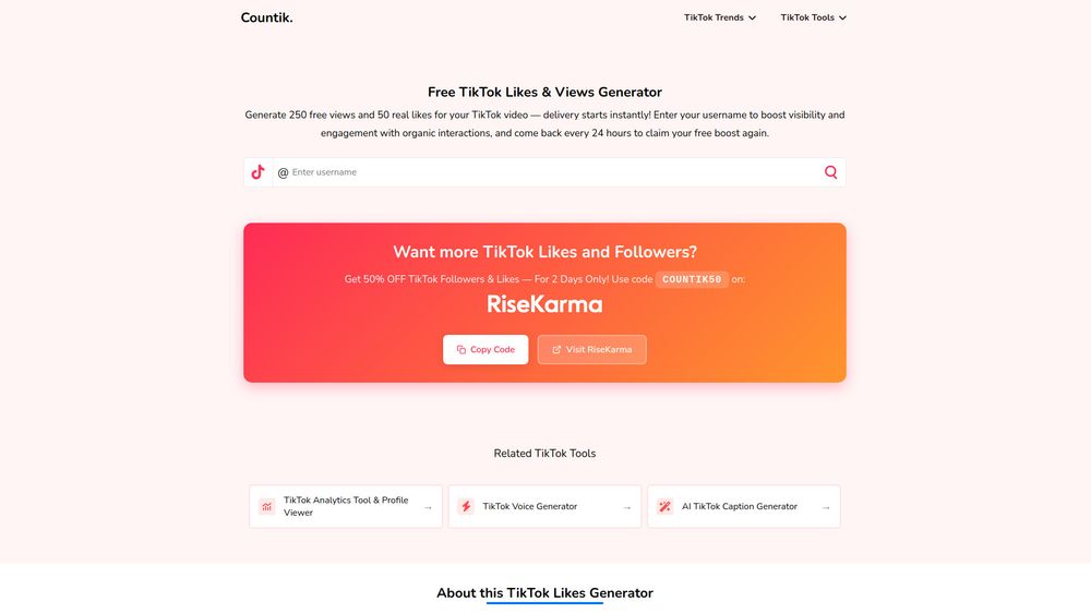 Screenshot of Countik