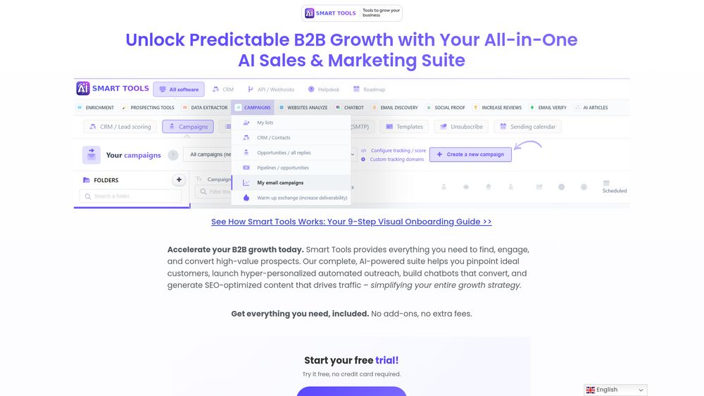 Screenshot of SMART TOOLS