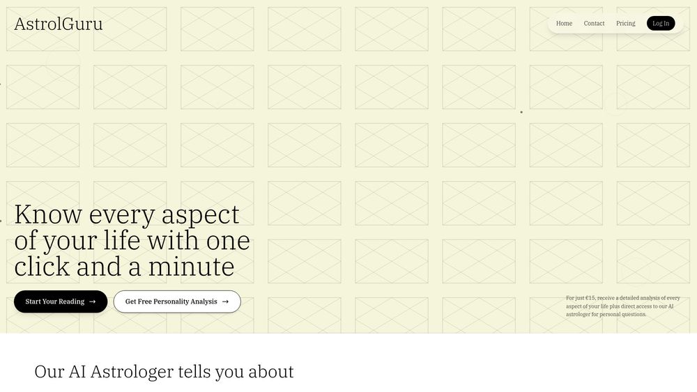 Screenshot of AstrolGuru