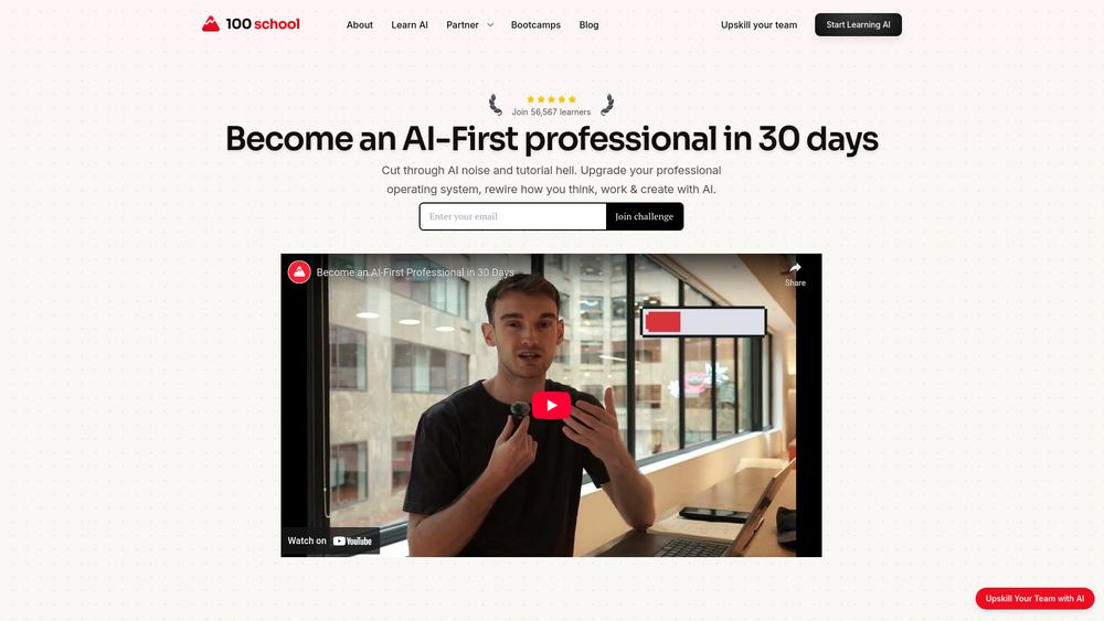 Screenshot of 30DaysOfAI