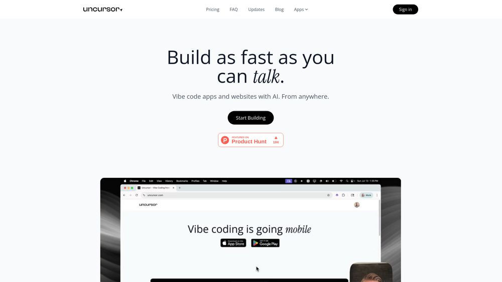 Screenshot of Uncursor