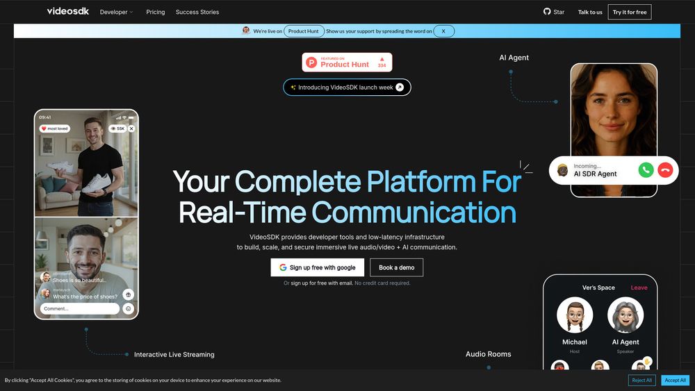 Screenshot of Video SDK