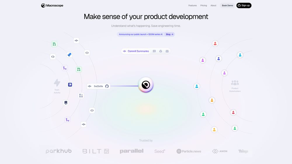 Screenshot of Macroscope