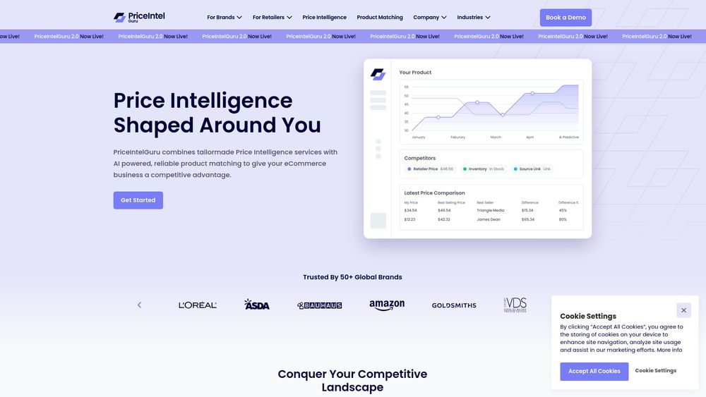 Screenshot of PriceIntelGuru