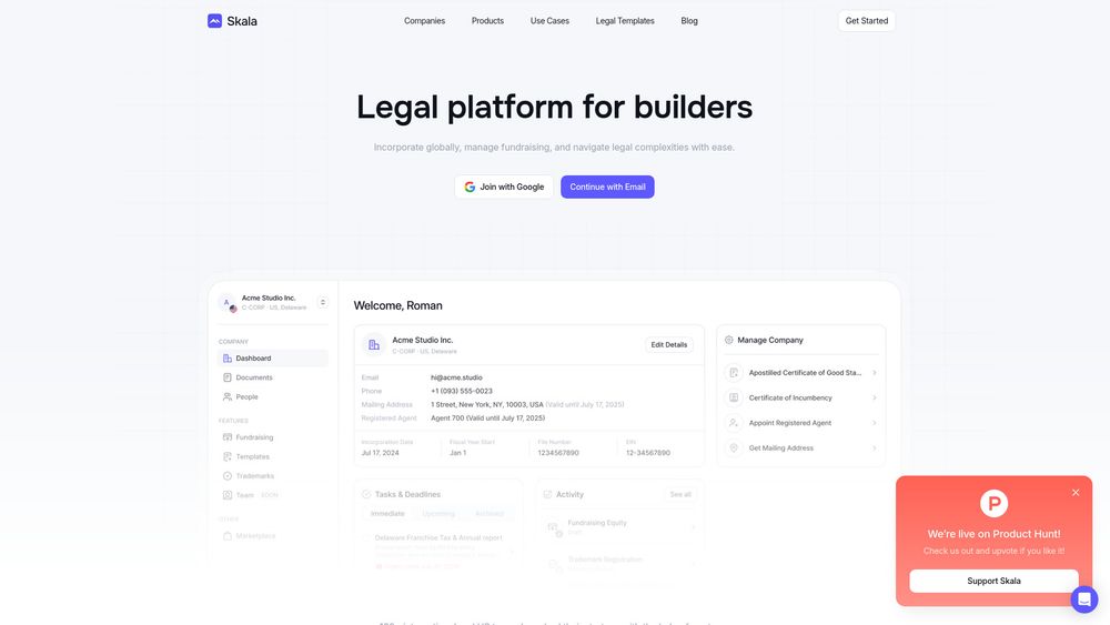 Screenshot of Skala