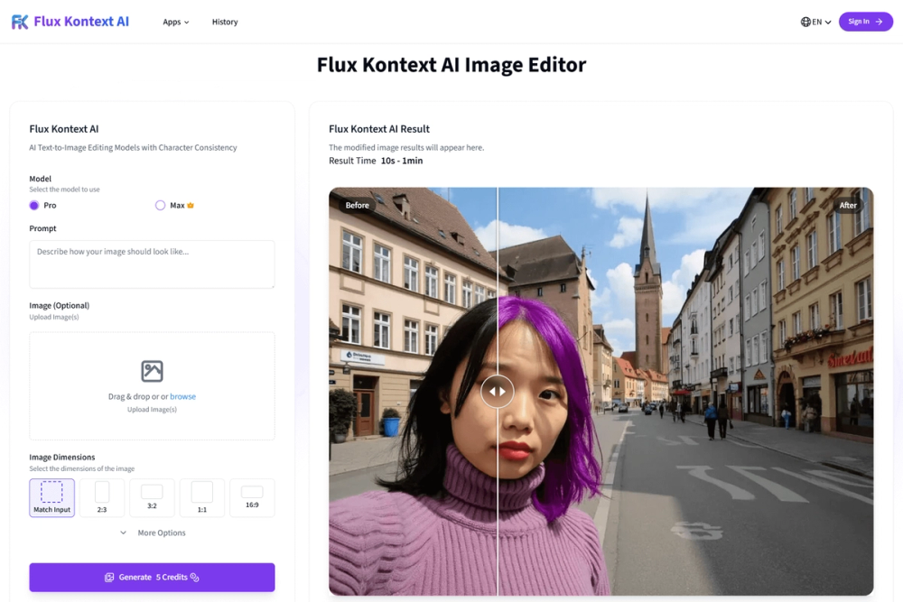 image of Flux Kontext AI