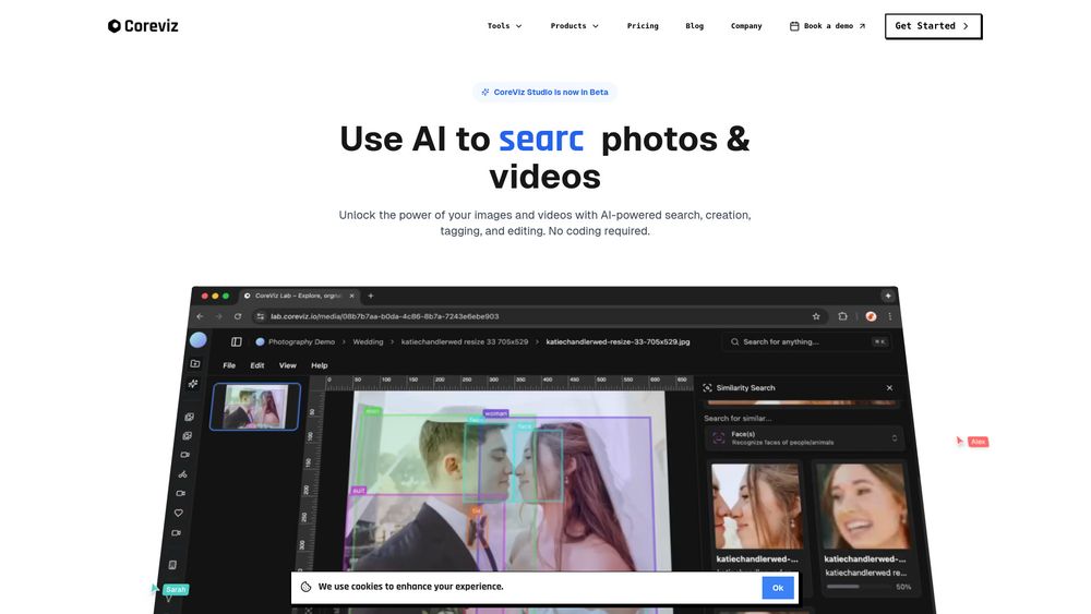 Screenshot of CoreViz