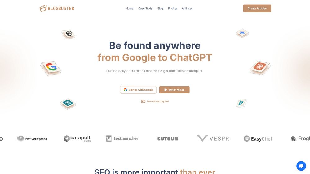 Screenshot of BlogBuster Screenshot of BlogBuster