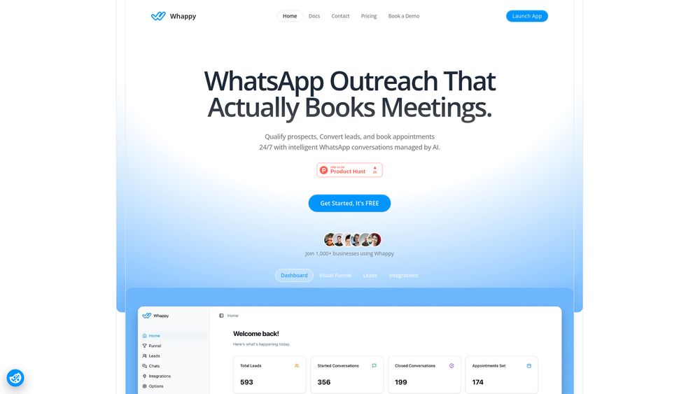 Screenshot of Whappy