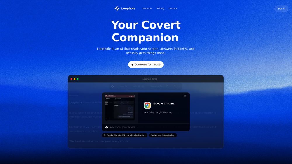 Screenshot of Loophole Screenshot of Loophole