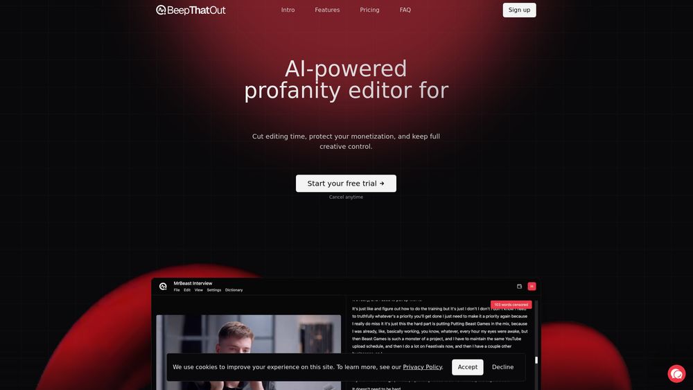 Screenshot of BeepThatOut