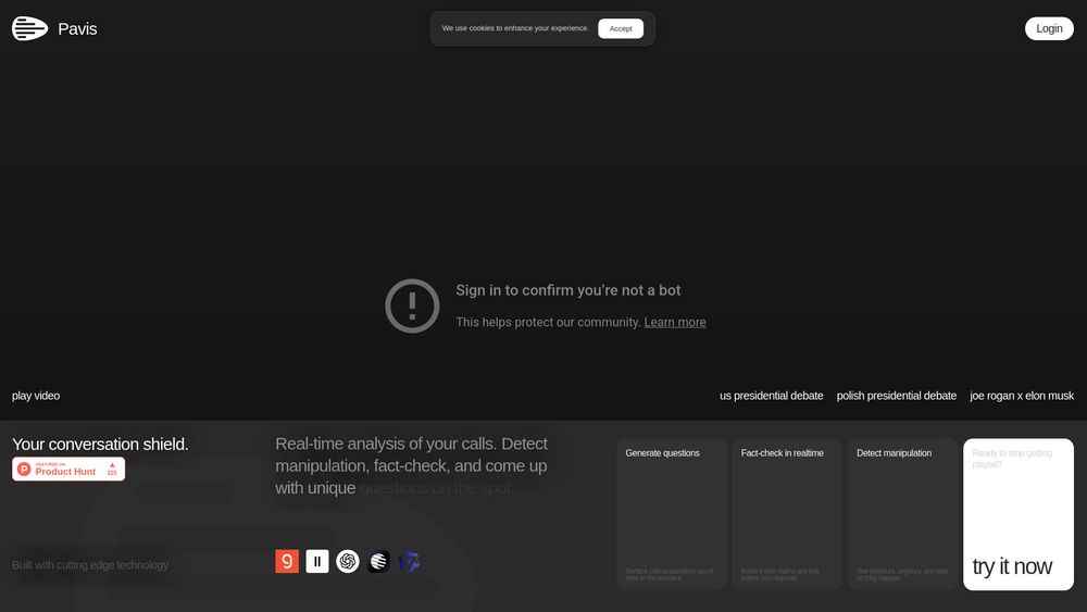 Screenshot of Pavis Screenshot of Pavis