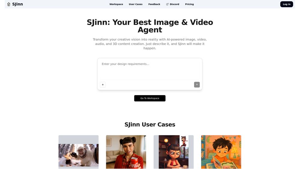 Screenshot of SJinn