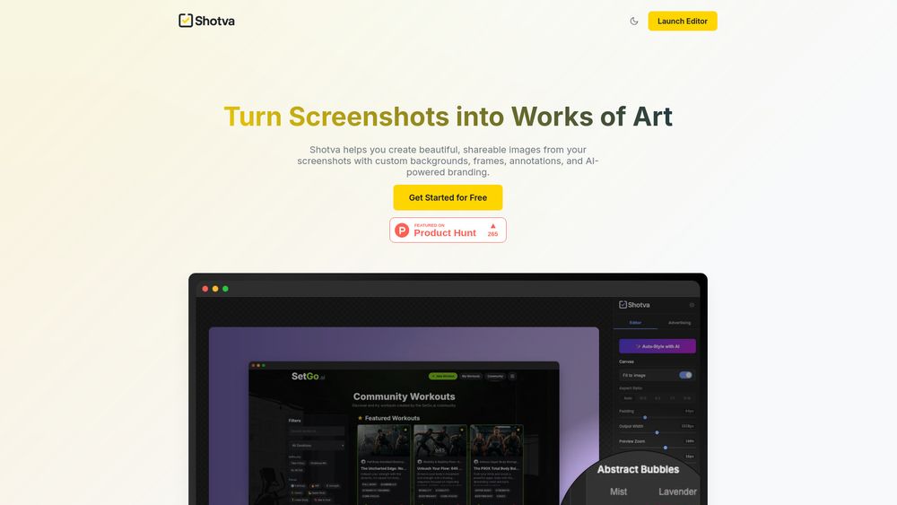 Screenshot of Shotva
