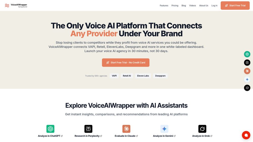 Screenshot of VoiceAIWrapper