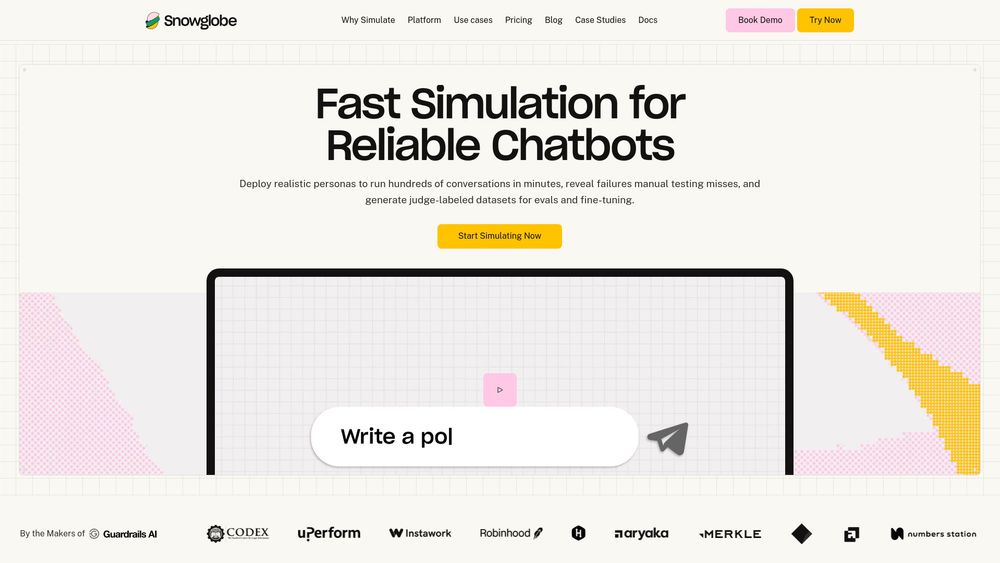 Screenshot of Snowglobe