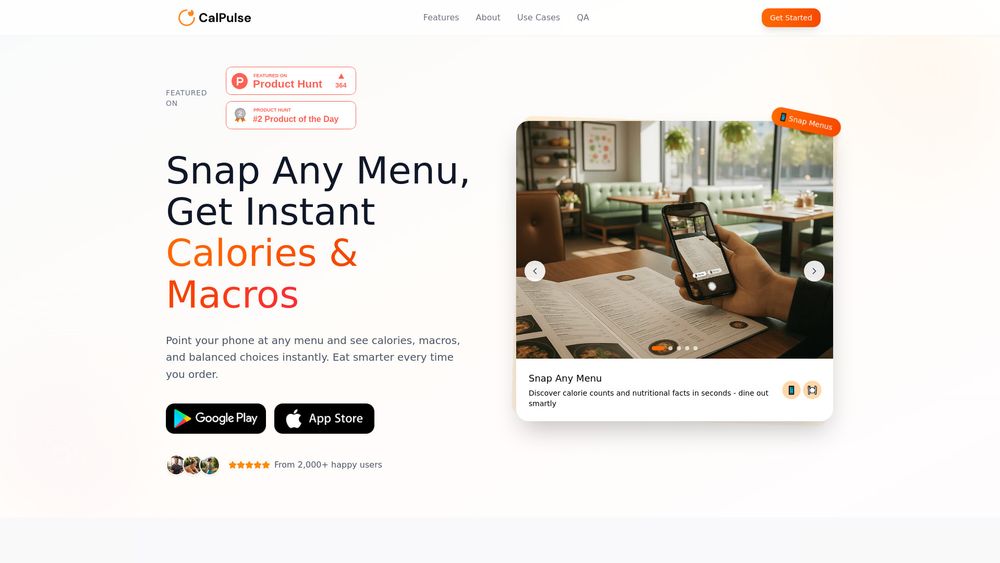 Screenshot of CalPulse