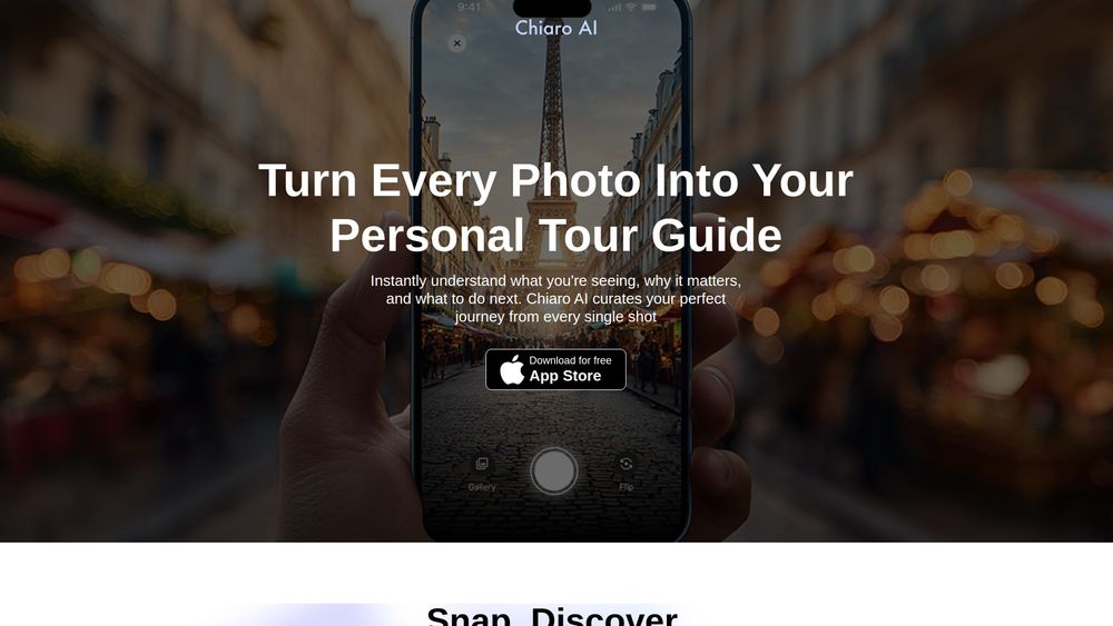 Screenshot of Chiaro AI Screenshot of Chiaro AI