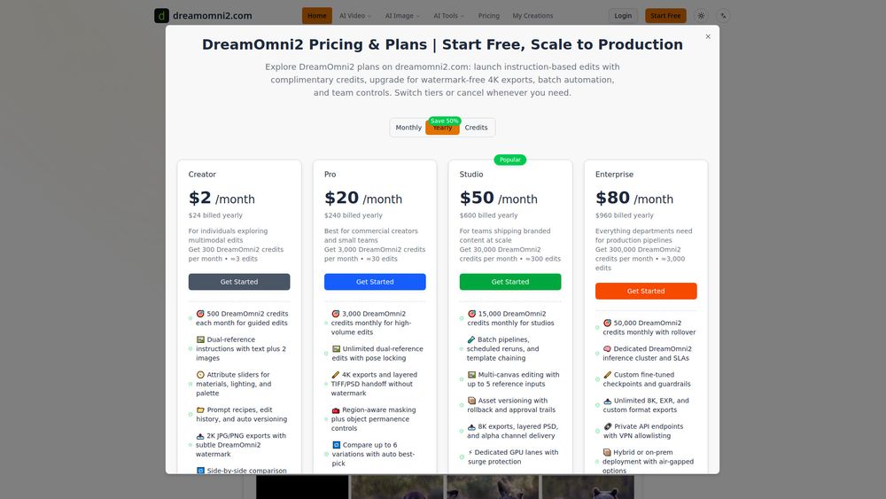 Screenshot of Dreamomni2