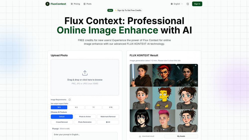 Screenshot of fluxcontext.app