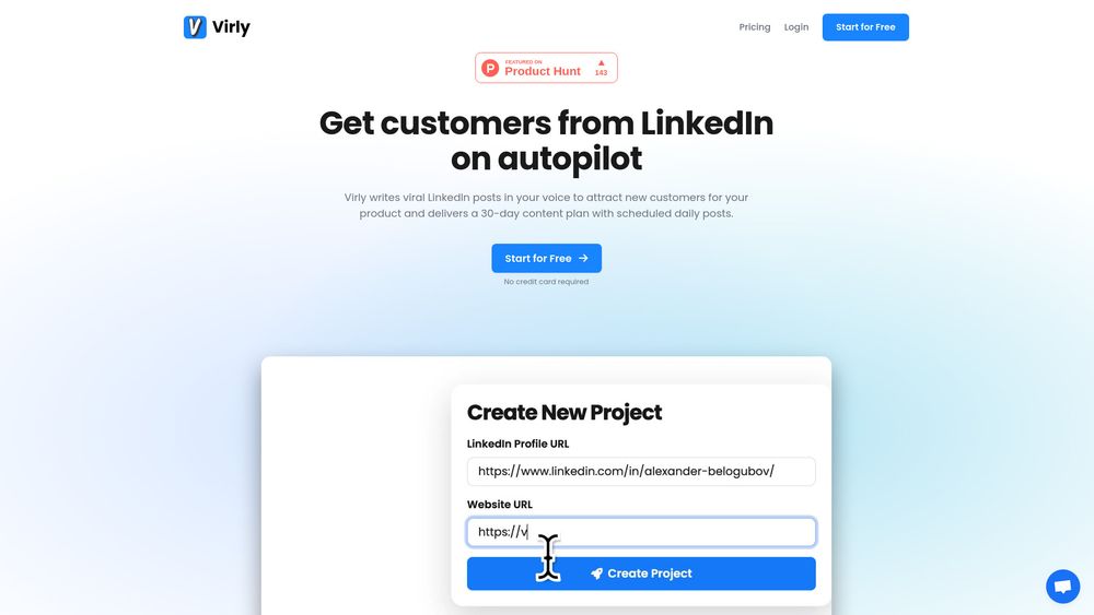 Screenshot of Virly